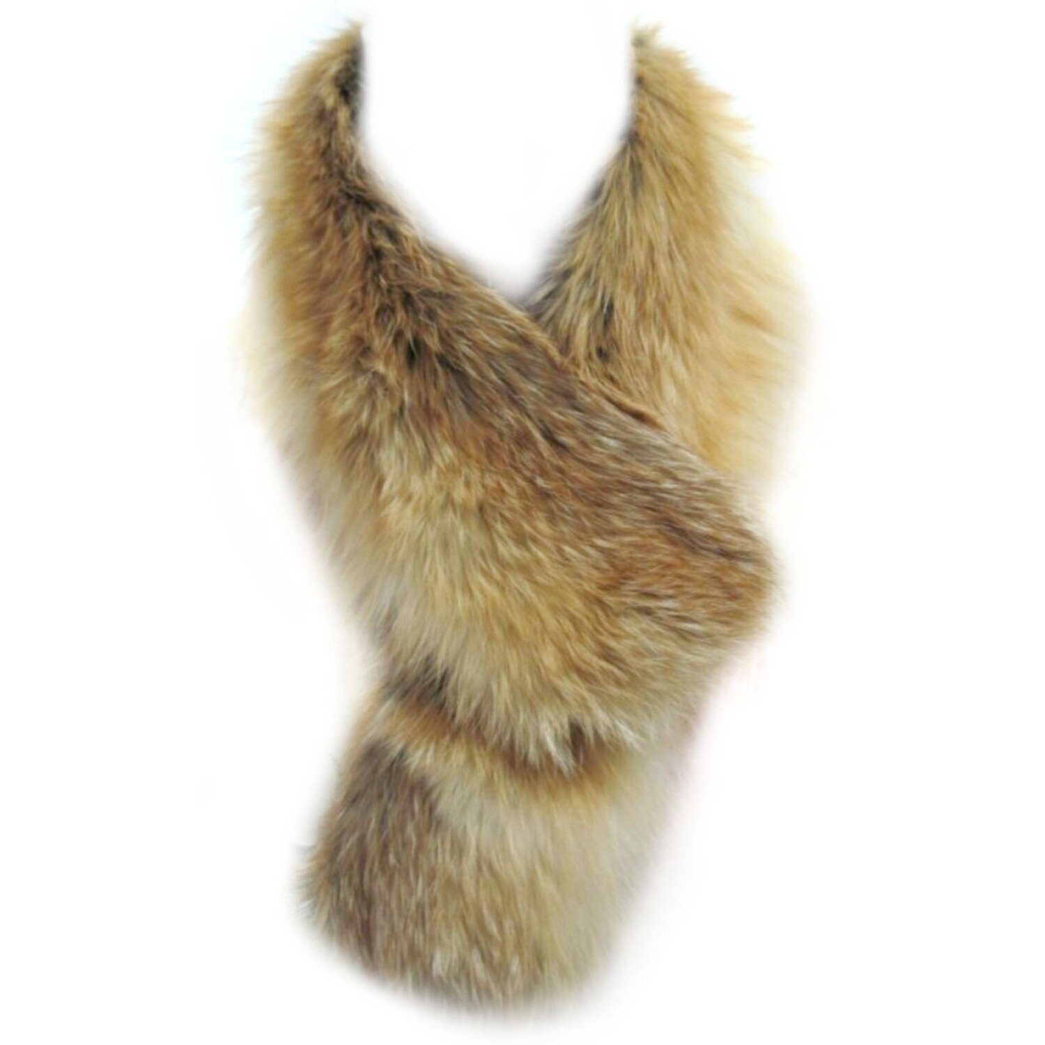 Natural Red Fox Clip Neck Scarf/Collar 1719